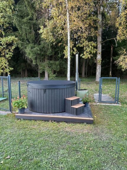 SOLARA 3DG - DELUXE 3D Granit FIBREGLASS HOT TUB 1.8M 4-6 SEATER